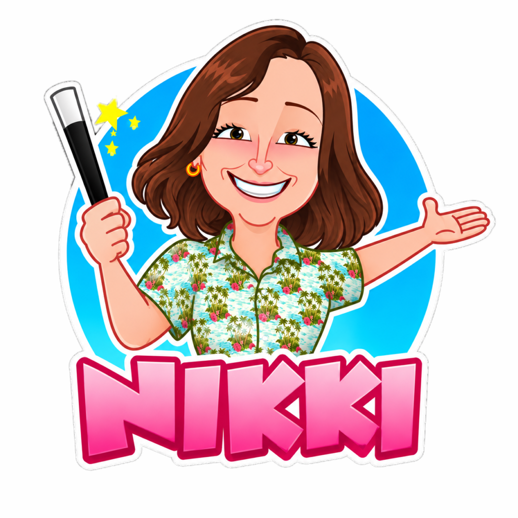 Nikki pointing